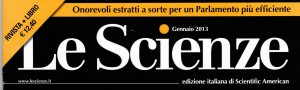 13-01 Le Scienze prima pagina