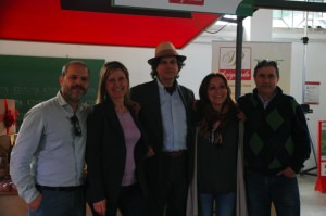Allo stand de Il Riguardo: Pietro Re, Annamaria Olivieri, Carlo Zucchetti, Maria Rosaria Costantini, Michele Fanelli