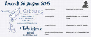 Il Gabbiano 26 Giugno