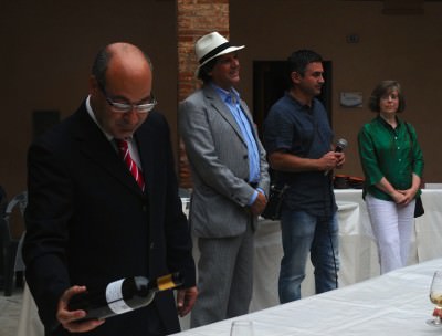 Claudio Sarti, Carlo Zucchetti, il vicesindaco Maicco Piferi e l'on. Alessandra Terrosi