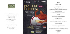 2015 Piacere Etrusco Menu Farmers