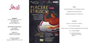 Menu Supplizio ore 19,00