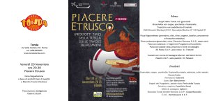 Menu Tonda ore 20,30