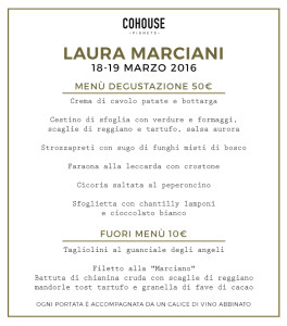 Cohouse Menu