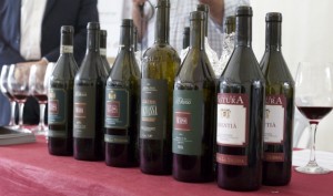 vino intorno vino verticale