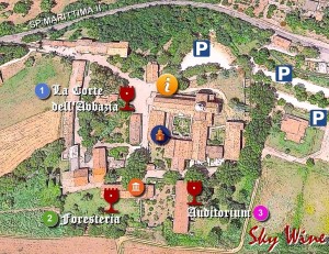 SKY WINE Fossanova percorso