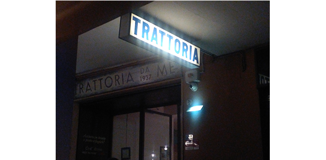 Antica Trattoria insegna
