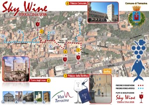 Mappa Sky Wine Terracina 2018