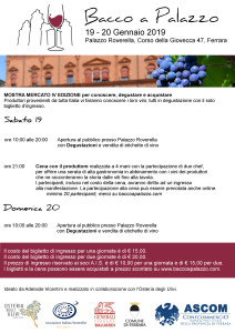 Bacco a Palazzo2019 2