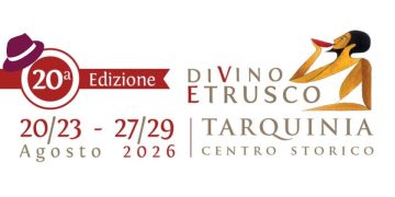 Il DiVino Etrusco dal 20-23 e 27-29 agosto 2026 Tarquinia